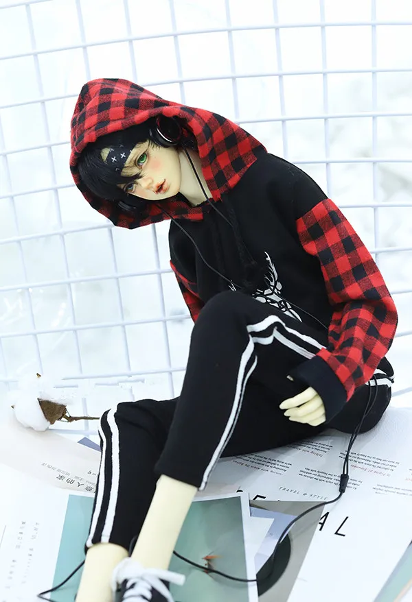 Одежда для куклы BJD 1/4 1/3 дядя дракона душа гигантский Топ малышей с принтом