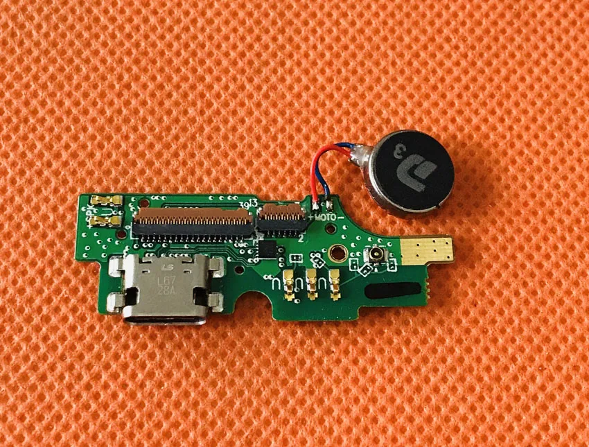 Б/у оригинальная зарядная плата с USB разъемом+ микрофон для Cubot CHEETAH 2 MTK6753 Octa Core 5,5 дюйма FHD