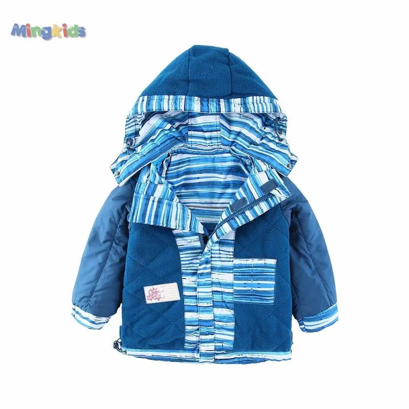 Mingkids осень весна демисезонный Дети Верхняя Одежда мальчик куртка комбинезон штаны Костюм Водонепроницаемый Ветрозащитный мальчик подкладка флис лыжные штаны теплый удобный фирменная одежда бренд Stripe