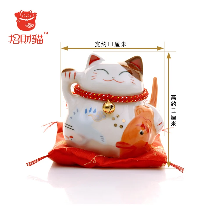 Lucky cat maneki neko домашний декор Копилка gato de la suerte фэн шуй миниатюрные фигурки