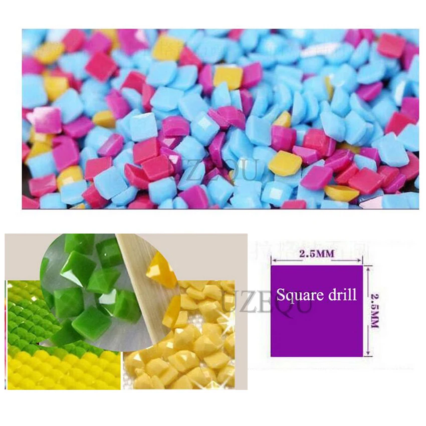 UzeQu 5 шт. 5D DIY Алмазная картина Будда крестиком мульти-картина вышивка полностью