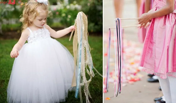 Волшебная палочка кружевная атласная лента растяжки свадебные волшебные