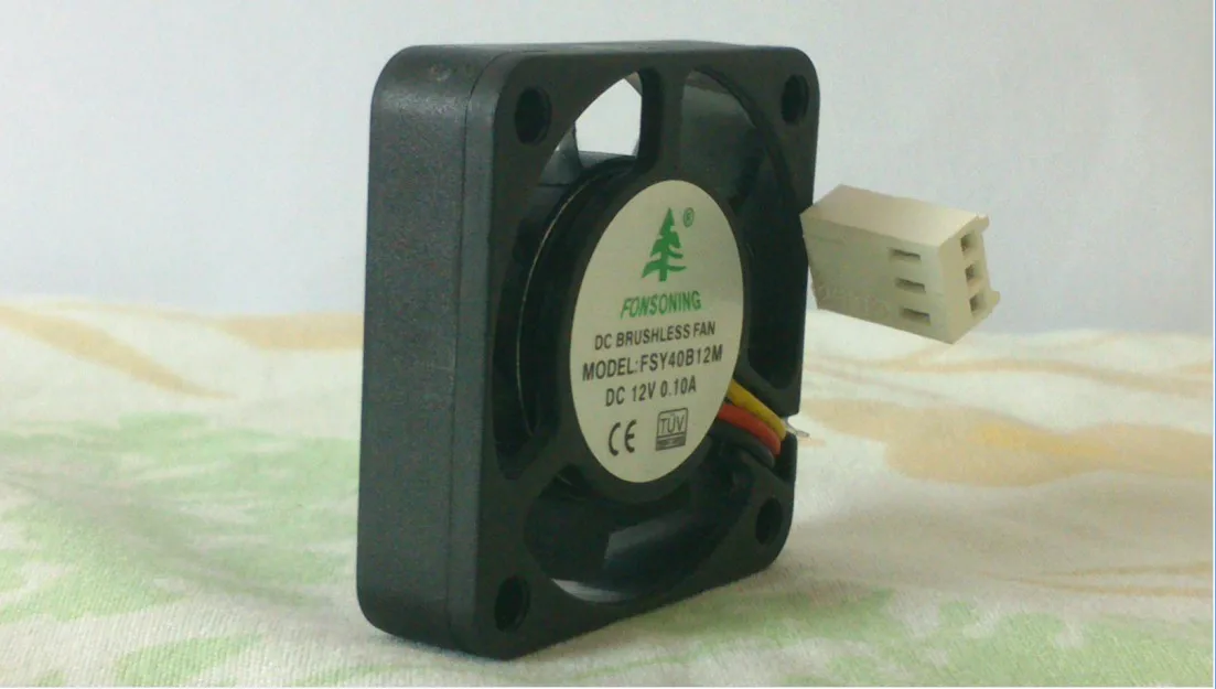 FONSONING FSY40S12H 4010 12В 0.12A с измеренным двойным шарикоподшипником 40x40x10 мм|fonsoning|4010 12v |