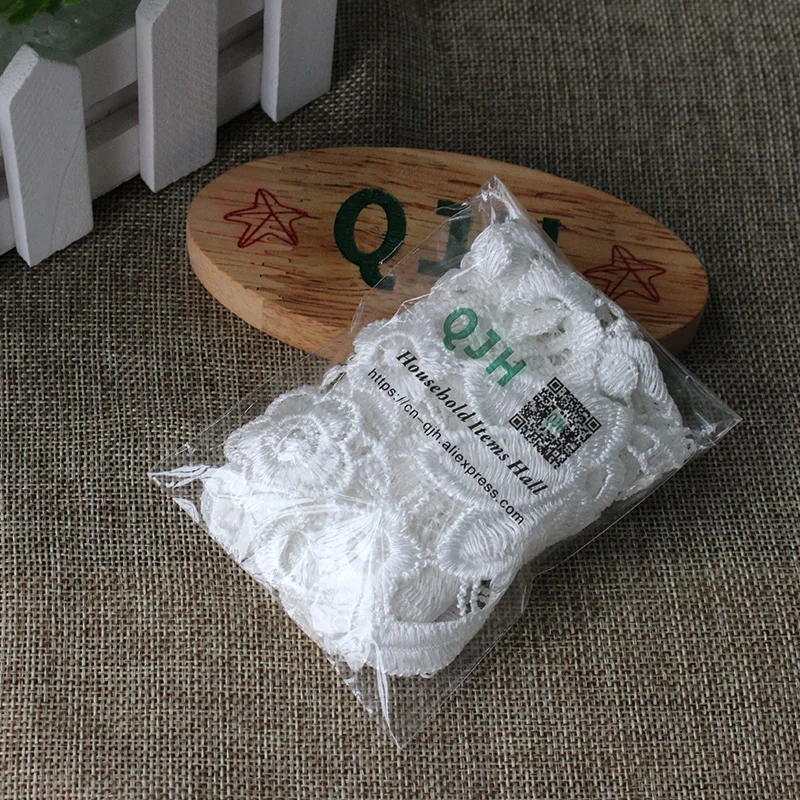 QJH Высококачественная Белая ткань цветок венецианское кружево швейная