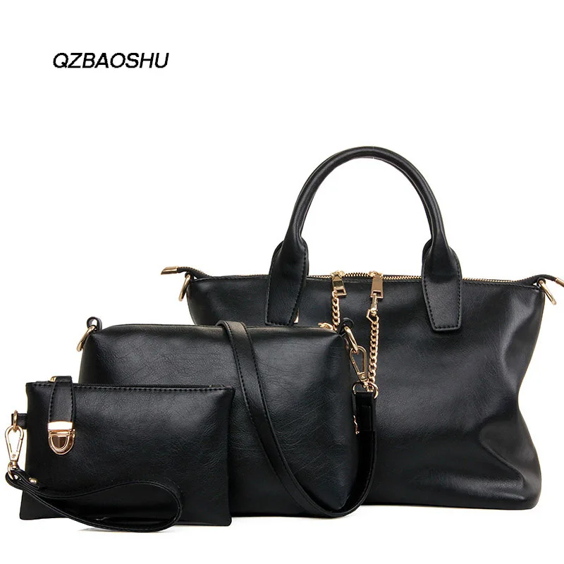3 Шт. Женщин Мешок Моды Сумки Посыльного PU Кожаная Сумка Набор | Багаж и сумки