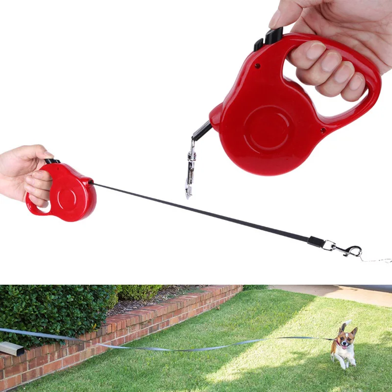 Автоматический выдвижной поводок для собак длина 3 м 5 прогулок с маленькими и