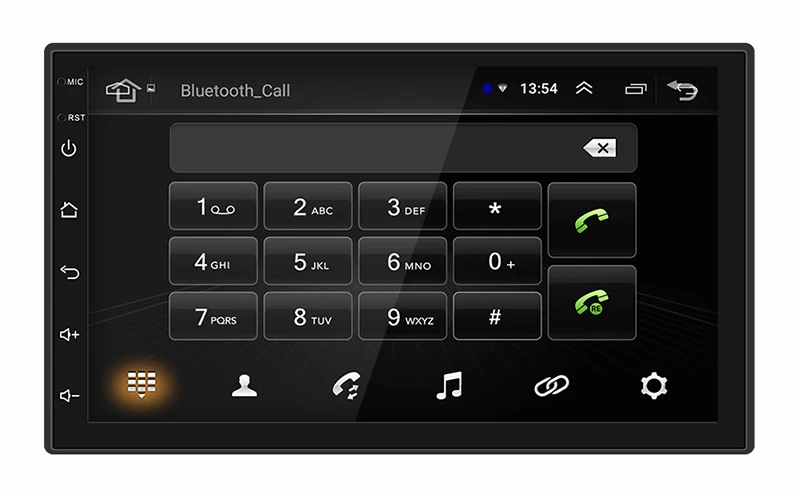 2 Din автомобильное радио GPS Android 8,0 Универсальный мультимедийный видео плеер " 2din автомобильный MP5 плеер GPS навигация WIFI Bluetooth без DVD