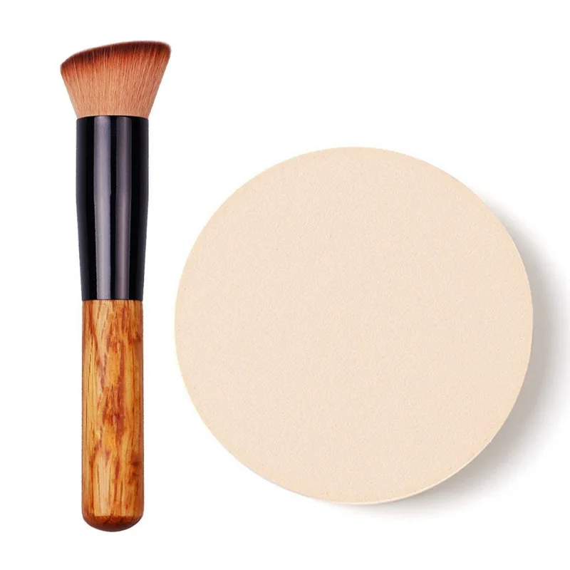 Makeup Set Bittb набор косметики Тональная основа для лица мягкая губка слоеная деревянная Кисть для макияжа пудра Craeam Кисти Набор инструментов для красоты - Цвет: Makeup Set