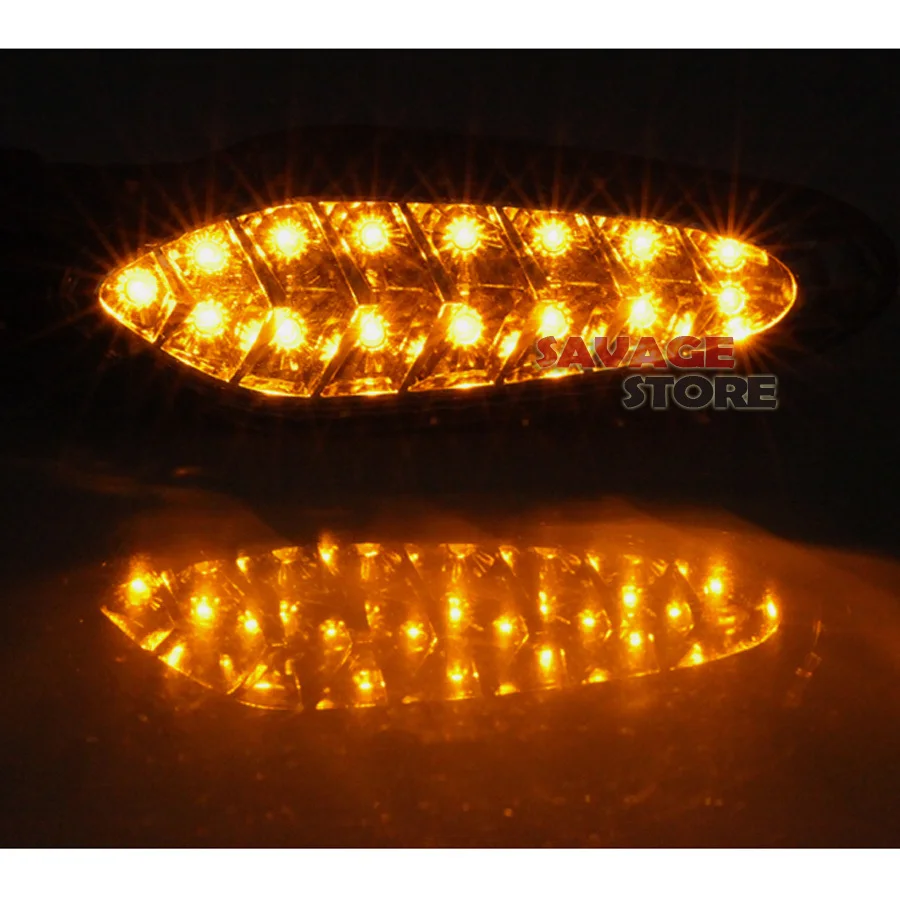 For DUCATI Streetfighter 848 1099S / Multistrada 1200 Motorcycle Front/Rear LED Turn Signal Indicator Light Blinker Lamp Smoke |