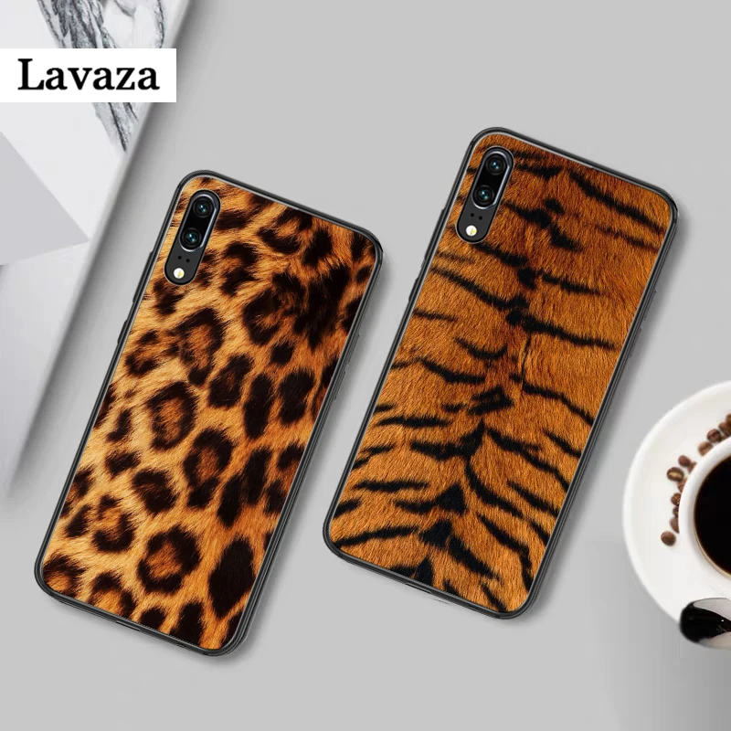 Силиконовый чехол с тигром леопардовой пантерой для Huawei P8 Lite 2015 2017 P9 2016 Mimi P10 P20 Pro P