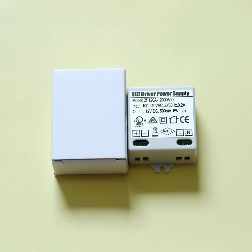 100 шт./лот источник питания постоянного напряжения DC12V500mA 6W LED|supply power|lot lotlot 100pcs |