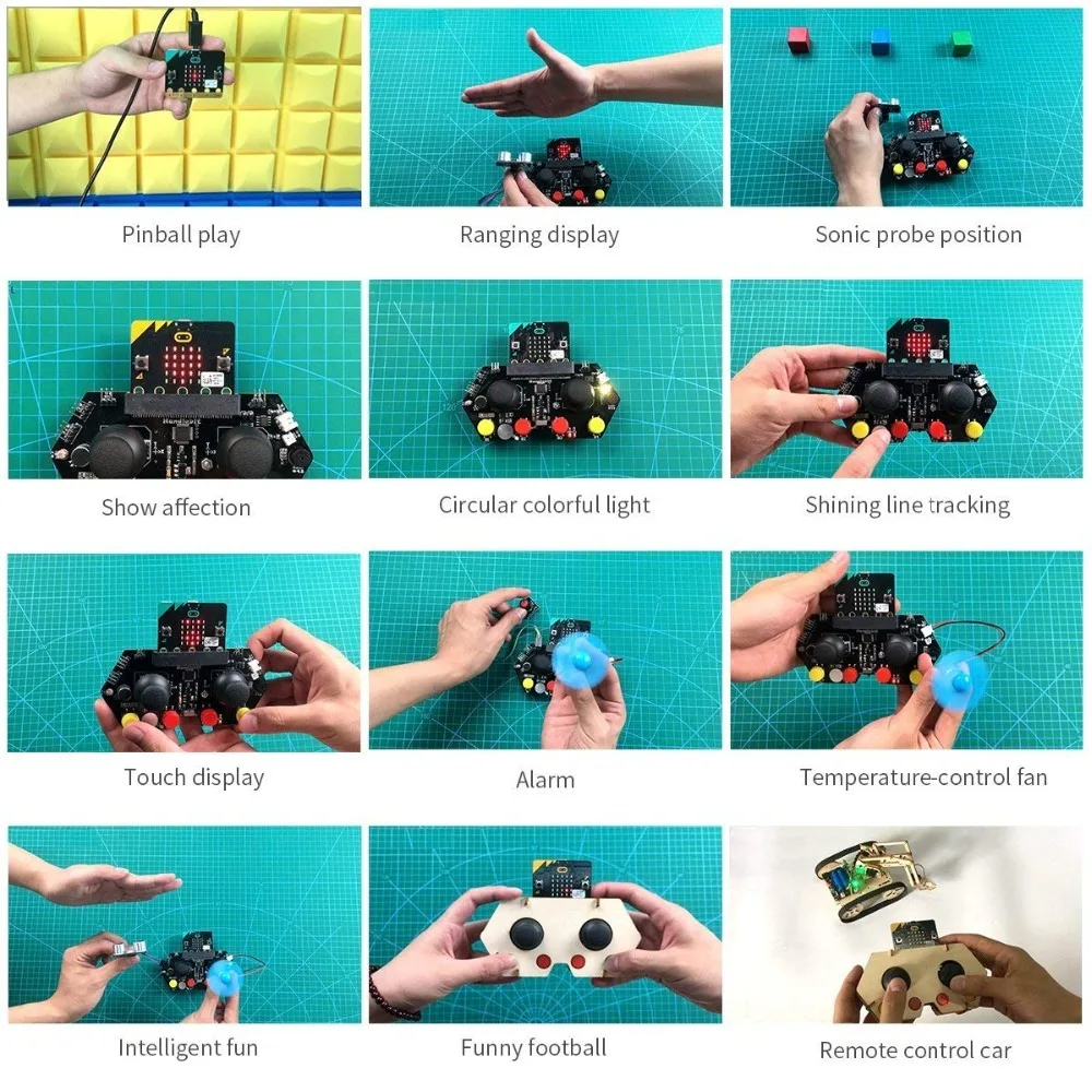Контроллер ручки Micro:bit макетная плата обучающий комплект STEAM Starter RC Parts Robot |