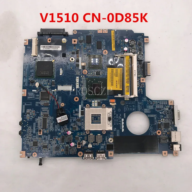 Бесплатная доставка Для 1510 V1510 материнская плата для ноутбука CN 0D815K D815K JAL30 LA 4121P DDR3