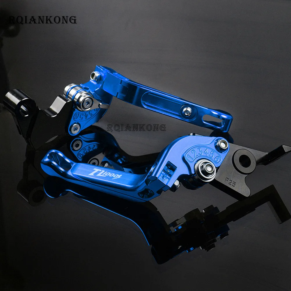 Складные Выдвижные Регулируемые рычаги тормозной муфты 7 цветов для SUZUKI TL1000S TL 1000