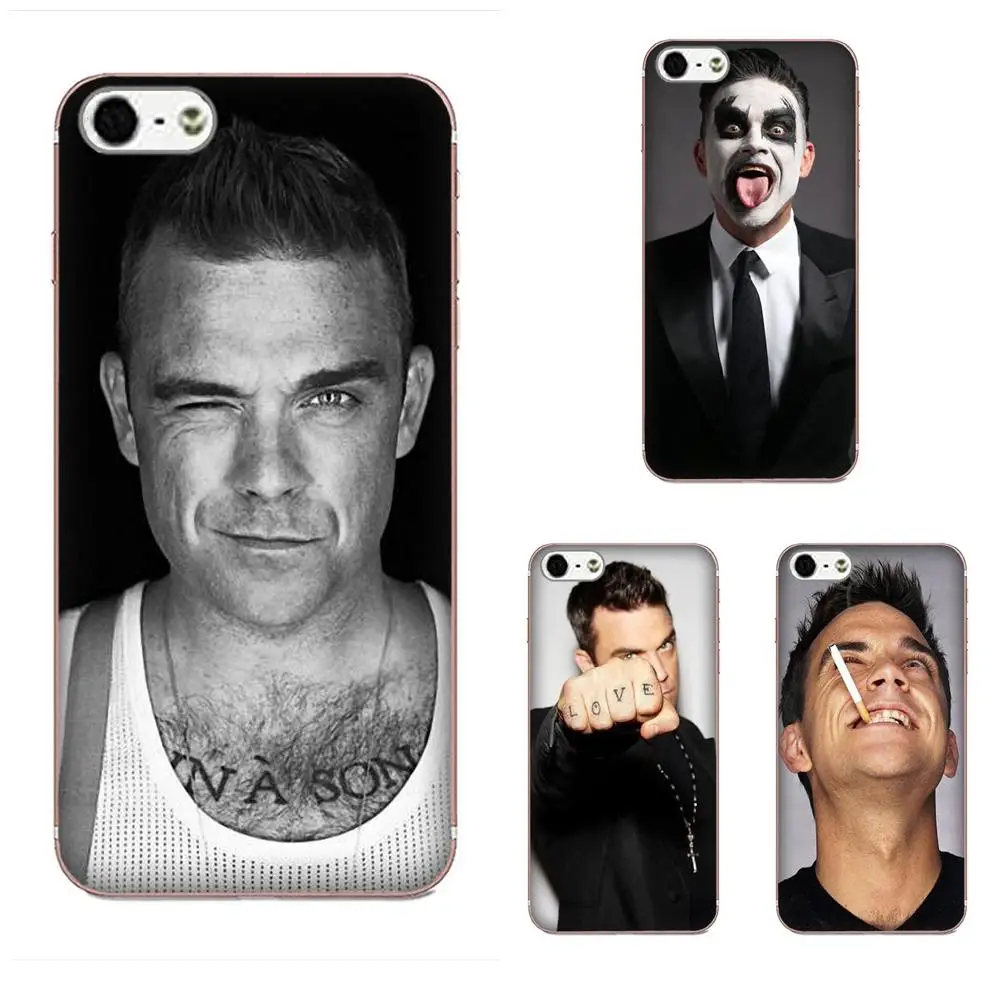 Robbie Williams рисунок ТПУ для Galaxy A3 A5 A7 On5 On7 2015 2016 2017 Grand Alpha G850 Core2 Prime S2 I9082 | Мобильные
