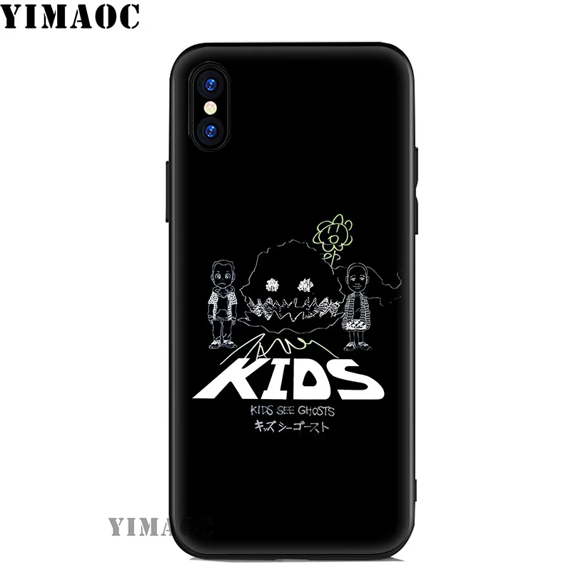 Мягкий силиконовый чехол YIMAOC KIDS SEE GHOSTS kanye для iPhone 11 Pro Xr Xs Max X или 10 8 7 6 6S Plus 5 5S SE |