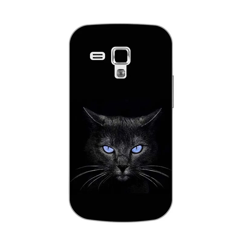 Чехол для samsung Galaxy S Duos GT S7562 GT-S7562 7562 Trend Plus S7580 S7582 GT-S7580 GT-S7582 чехол с принтом кота Совы чехол для телефона - Цвет: A196