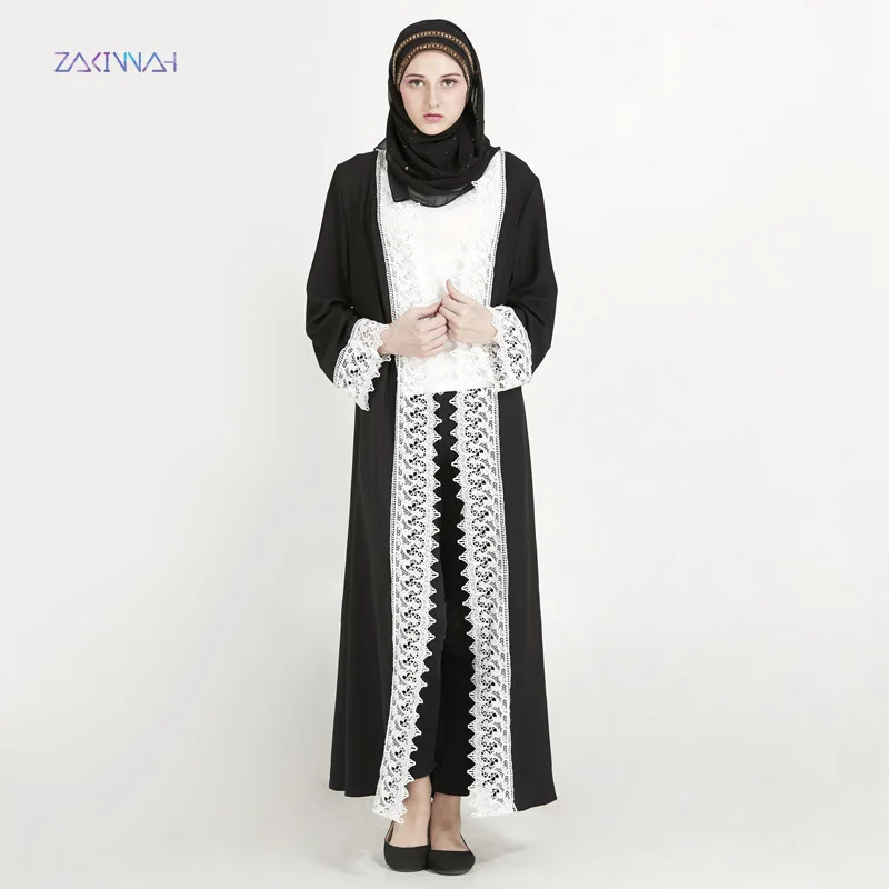 Ближний Восток индонезийские кружева вязаные крючком полые мусульманский халат