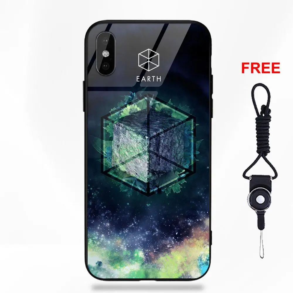 Мягкий ТПУ чехол + закаленное стекло чехлы обложки для Apple iPhone 5 5C 5S SE 6 S 7 8 Plus X XS Max XR