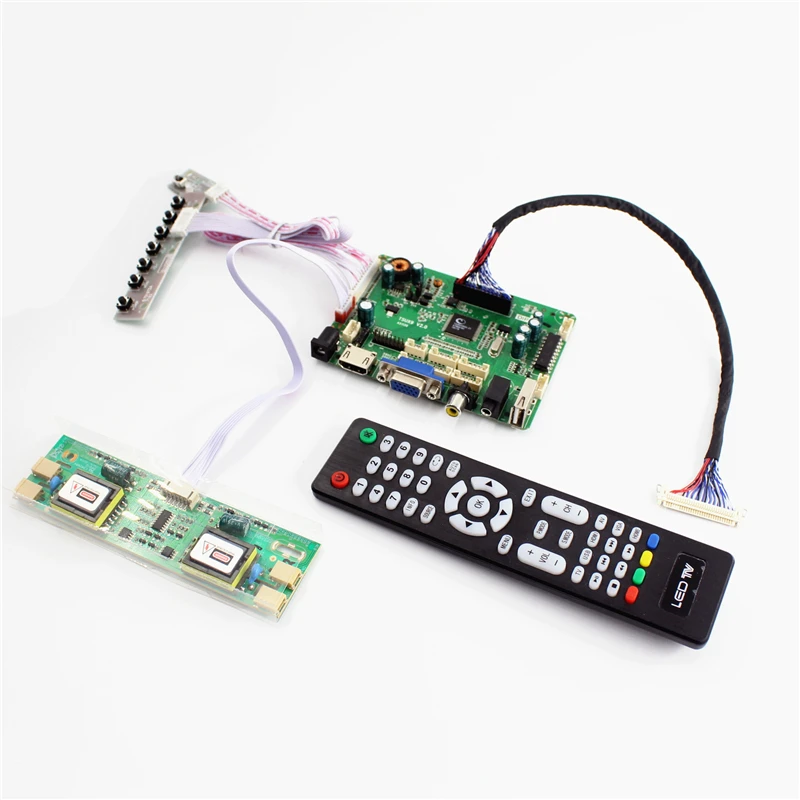 TSUX9 V2.0 аудио VGA AV USB HDMI совместимых с ЖК дисплей плата контроллера 1280X1024 17 дюймов