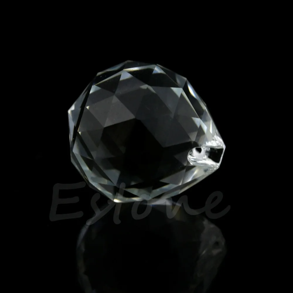 

Clear Rhinestone Lamp Ball Hanging Prism Rainbow Sun Catcher Wedding Decor 20mm 30mm 40mm