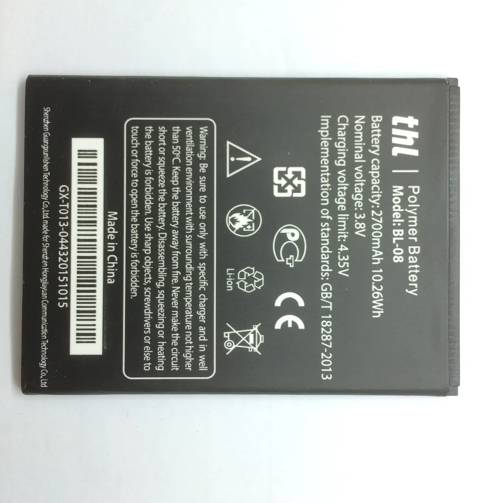 Аккумулятор BL08 BL 08 для THL 2015 BL-08 мАч 2700 в наличии | Мобильные телефоны и аксессуары