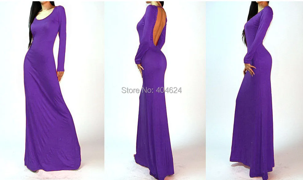 2016 новое модное элегантное тонкое сексуальное однотонное длинное платье с