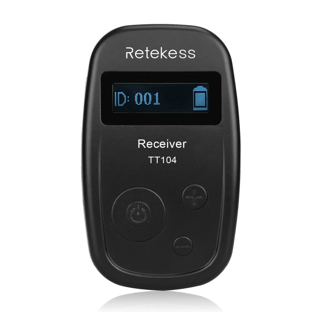 Беспроводной аудиоприемник Retekess TT104 UHF 740-790 МГц портативный приемник с USB зарядкой