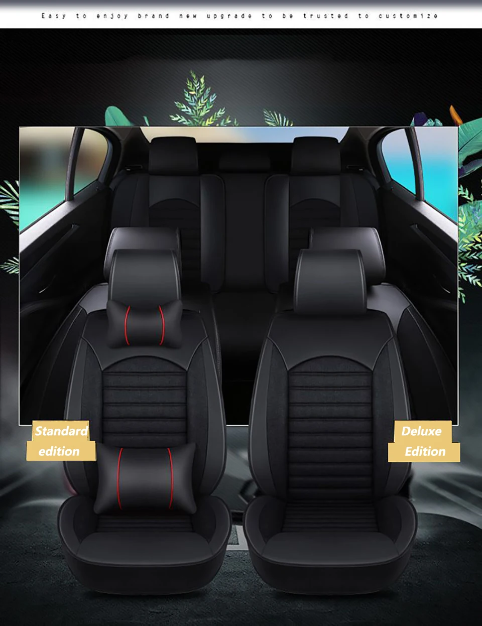 HeXinYan универсальные автомобильные чехлы для сидений Chevrolet все модели captiva cruze lacetti lanos spark sonic niva orlando cobalt onix
