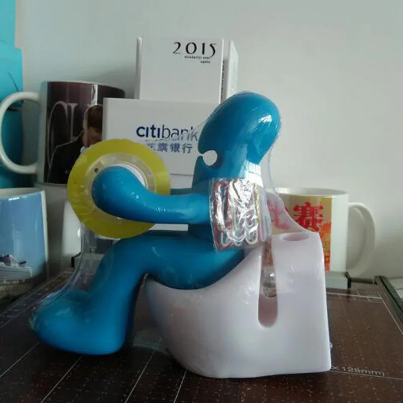 Забавный диспенсер для ленты фигурки и миниатюры офиса практичные канцелярские