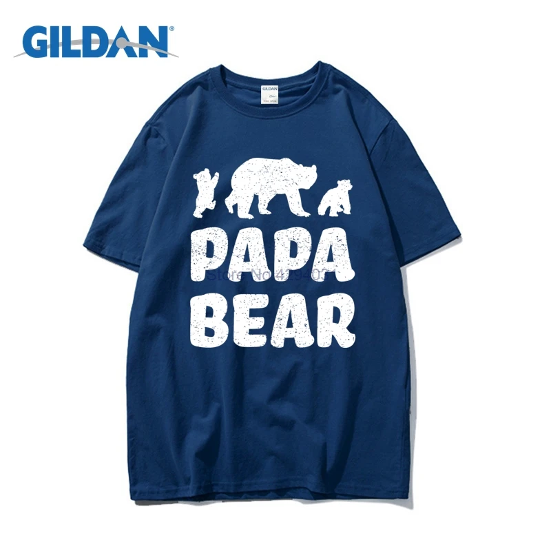 Папа медведь забавные день отцов подарок для папы футболка 2018 мужчин