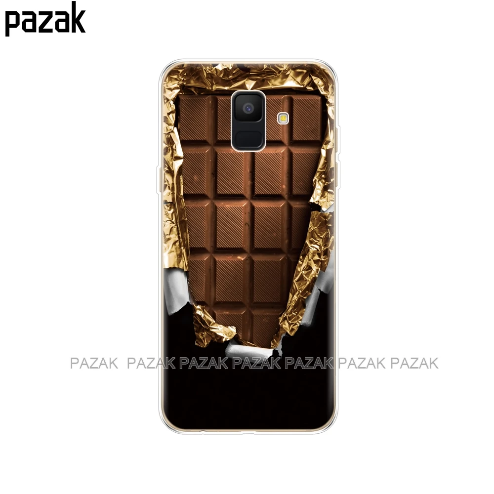 34374 Силиконовый чехол для телефона samsung Galaxy A6 Dual SIM SM A600 A600F, мягкая задняя крышка из ТПУ для samsung A6 Plus A605 A605F pop - Цвет: 34374