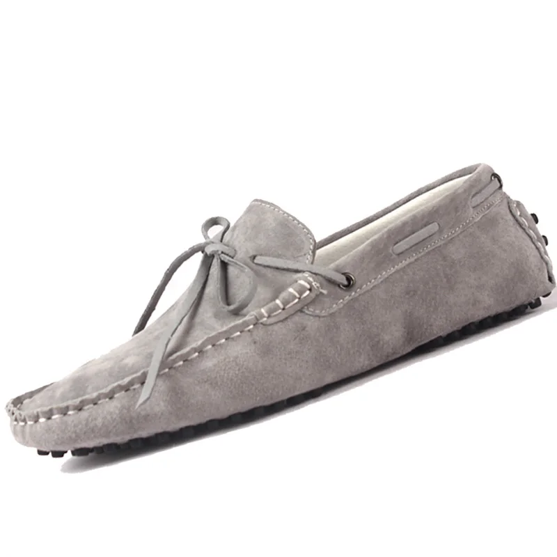 New Genuine Leather Men Shoes Boat Slip On Moccasins Loafers Handmade Suede Flats Casual Driving Zapatos P151 | Обувь