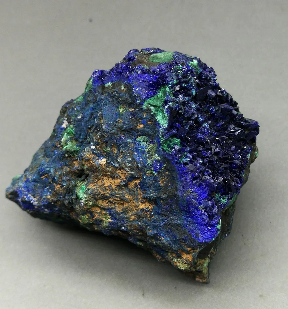 66g Natural stone and crystal azurite / malachite symbiotic mineral healing crystals Collection ornamental | Дом и сад