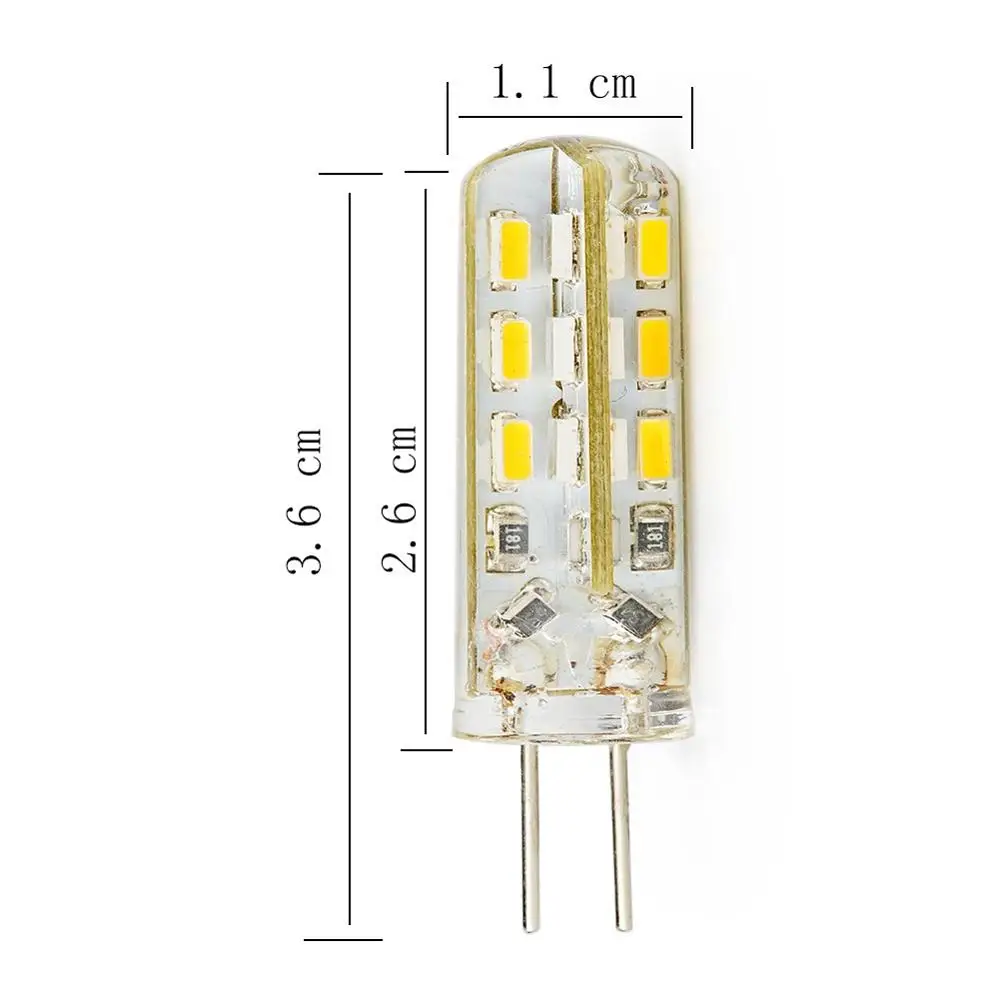 Светодиодная лампа G4 G9 5 шт./компл. 3 Вт 6 Кристальные лампы кукуруза лампочка SMD 3014
