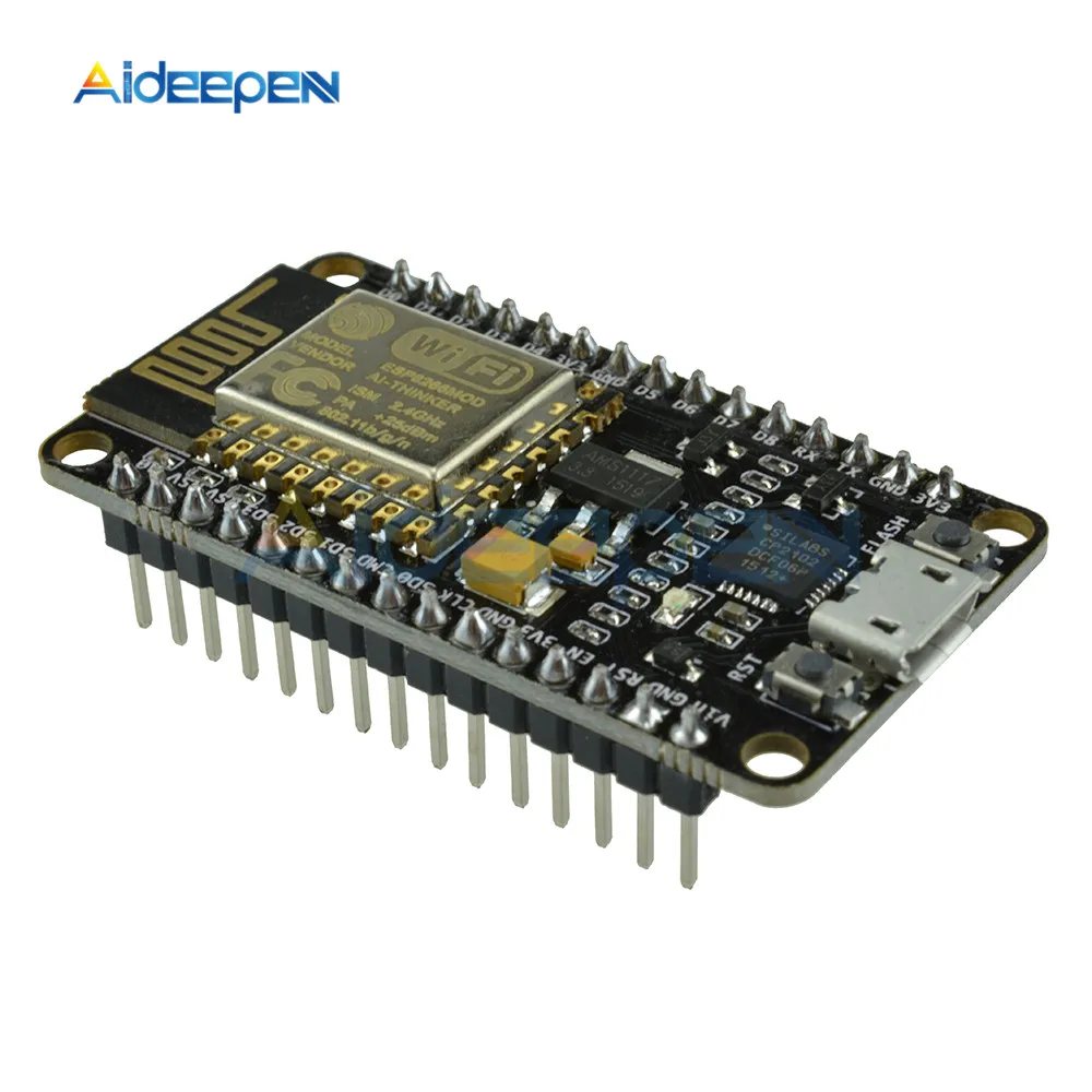 NodeMcu V2 беспроводной WIFI модуль макетная плата Micro USB ESP8266 CH340G ESP 12E CP2102 NodeMCU щит для