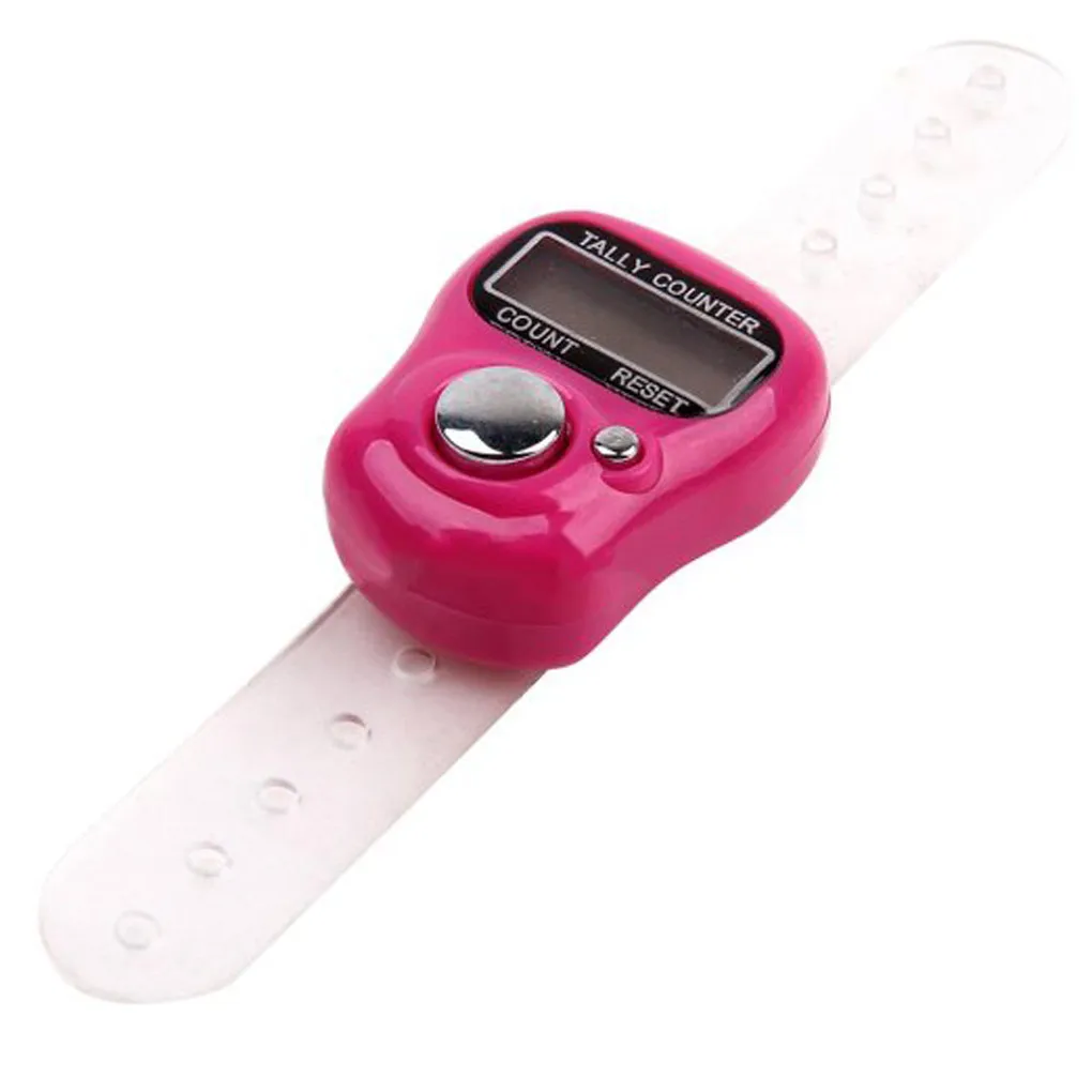 Новинка 2020 полезный электронный счетчик рядов пальцевое кольцо цифровой маркер