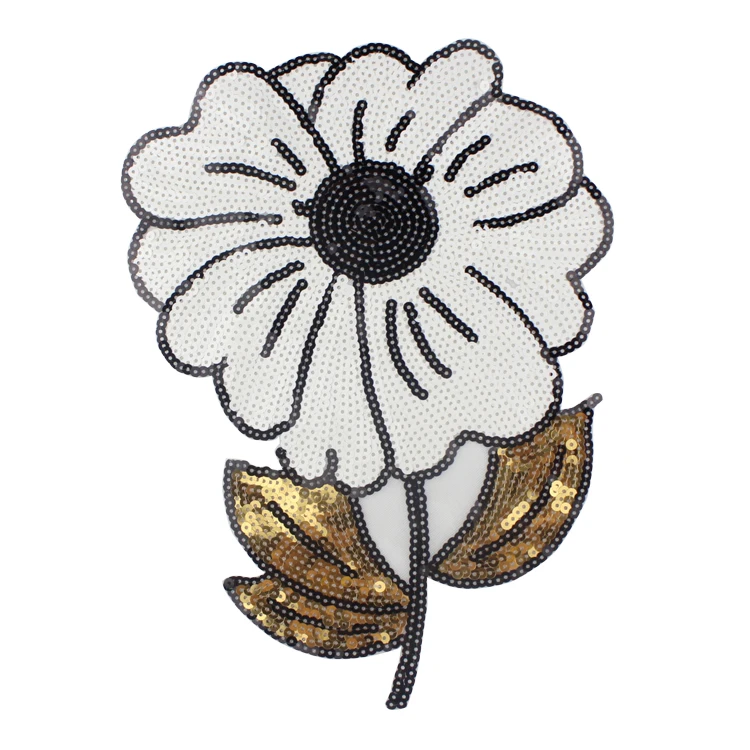 1 шт. нашивки в виде цветов и блесток для шитья одежды аппликация стразами лотоса