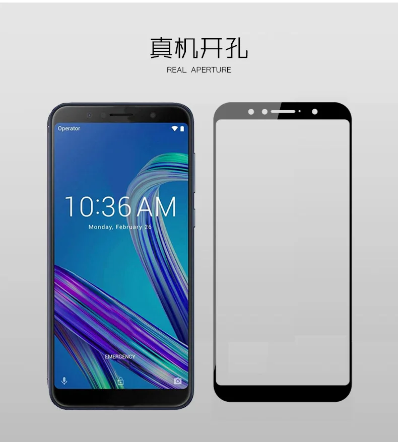 Закаленное стекло с полной проклейкой для ASUS ZenFone Max Pro M1 ZB602KL защитная пленка 9H