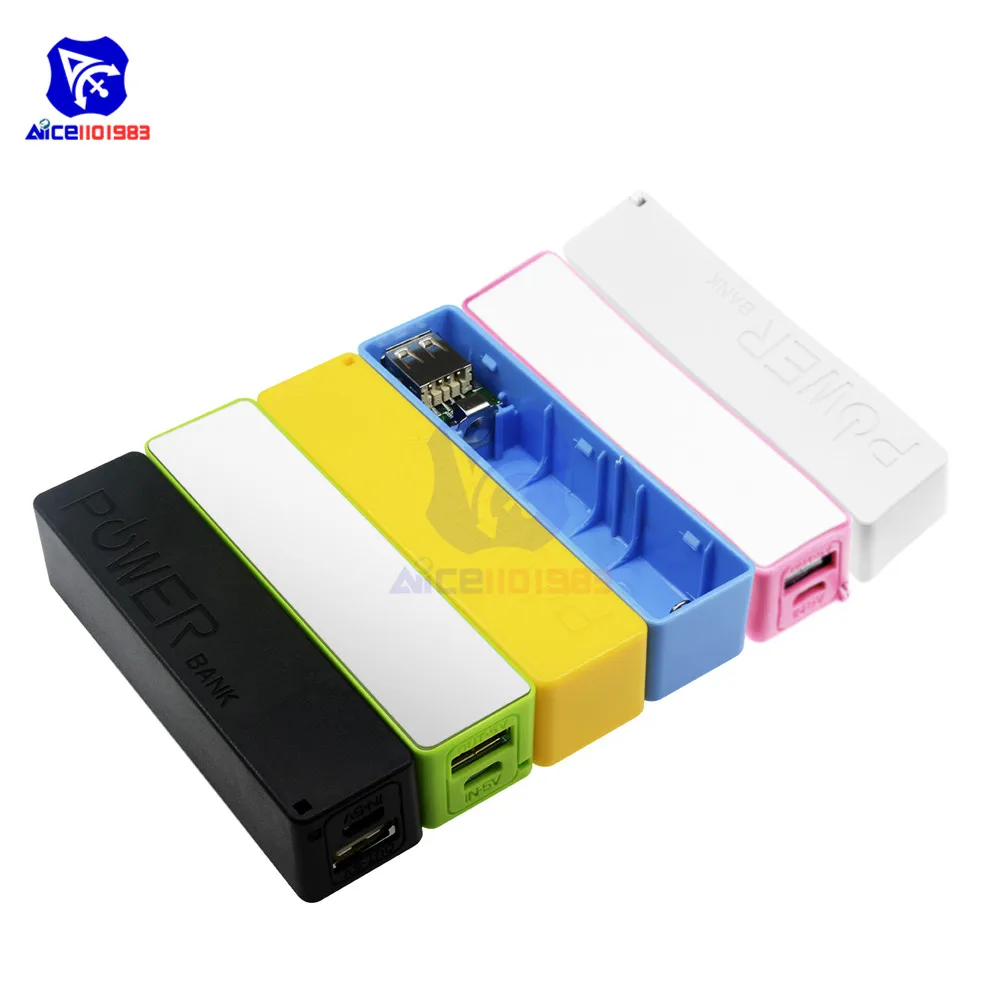 18650 Коробка для хранения аккумуляторов чехол внешнего аккумулятора USB A Модуль Micro