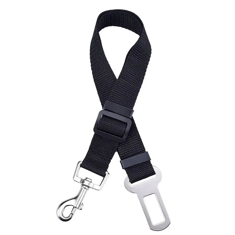Seat belt Автомобильный ремень безопасности для домашних собак, сетчатый ремень безопасности для домашних собак, мягкий стеганый жилет, ремень безопасности для автомобиля, поводок из нейлона для всех автомобилей - Color: Seat belt