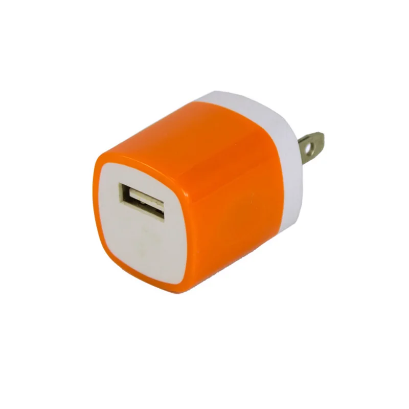 Sindvor дорожное зарядное устройство 10 шт./партия Высокое качество Usb настенное зарядное устройство штепсельная вилка США Красочные Usb зарядное устройство адаптер для Iphone Roidmi samsung