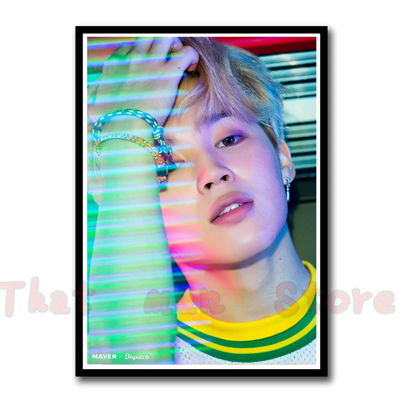 Kpop bangtan Плакаты для мальчиков членов наклейки на стену украшение дома гостиная спальня печать 42*30 см без рамки