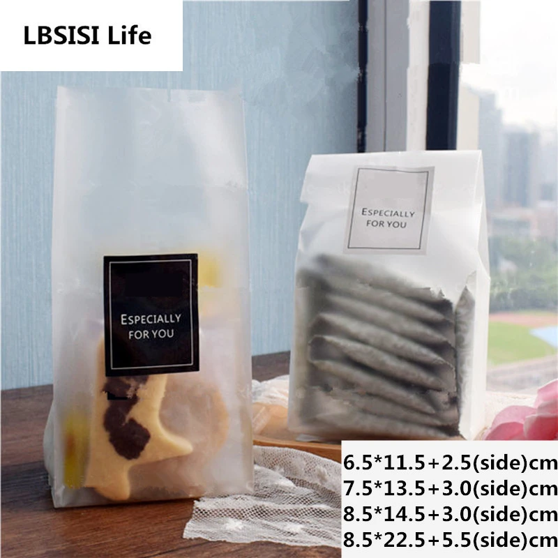 Мешки для выпечки LBSISI Life пакеты печенья из матового шоколадного пирожных|bag gift|bag