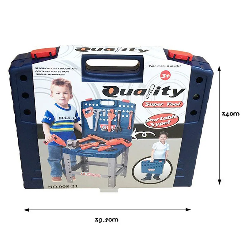 Портативный Toolbox образовательная разведка игрушка электрический обслуживания