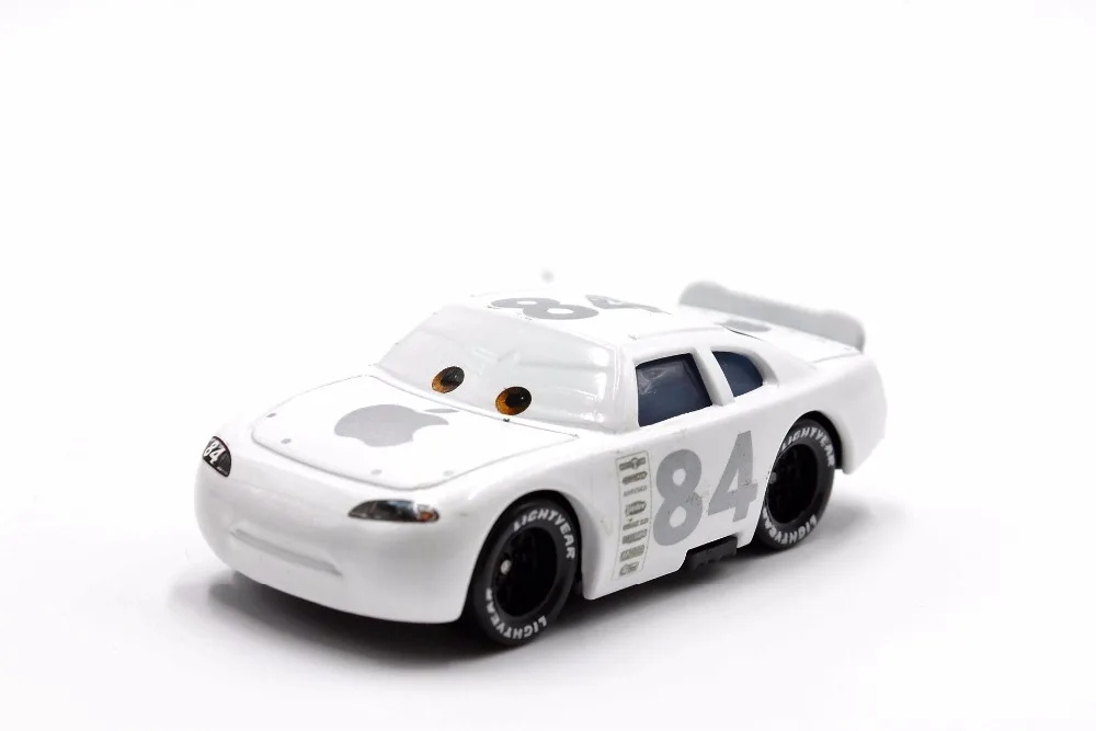 Disney Pixar Cars 2 шт./лот Apple Мак дядя грузовик и 84 Apple маленький автомобиль литья под давлением 1:55 Весы металла Игрушечные лошадки автомобиля для Детский подарок