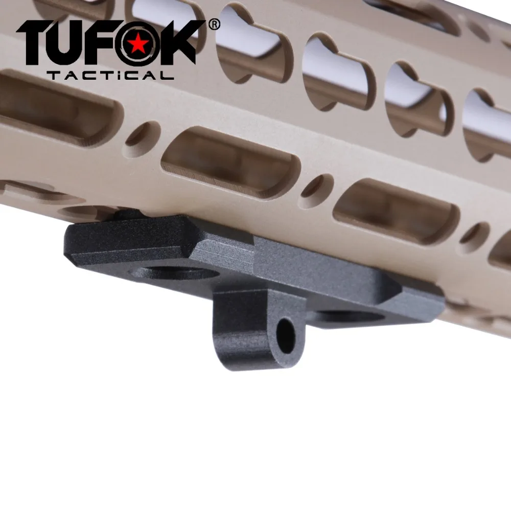 TuFok Keymod Bipod Mount Adapter Key Mod Handguard Sling Поворотный адаптер для Harris Style Stud Охотничьи