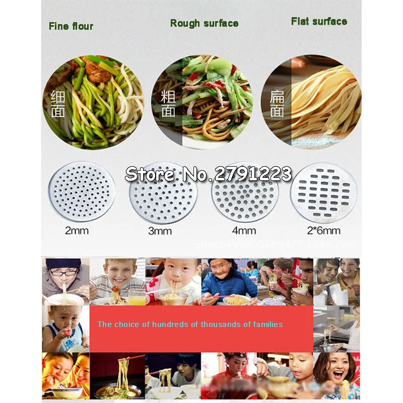 Домашняя ручная машина для производства лапши из нержавеющей стали пресс резак