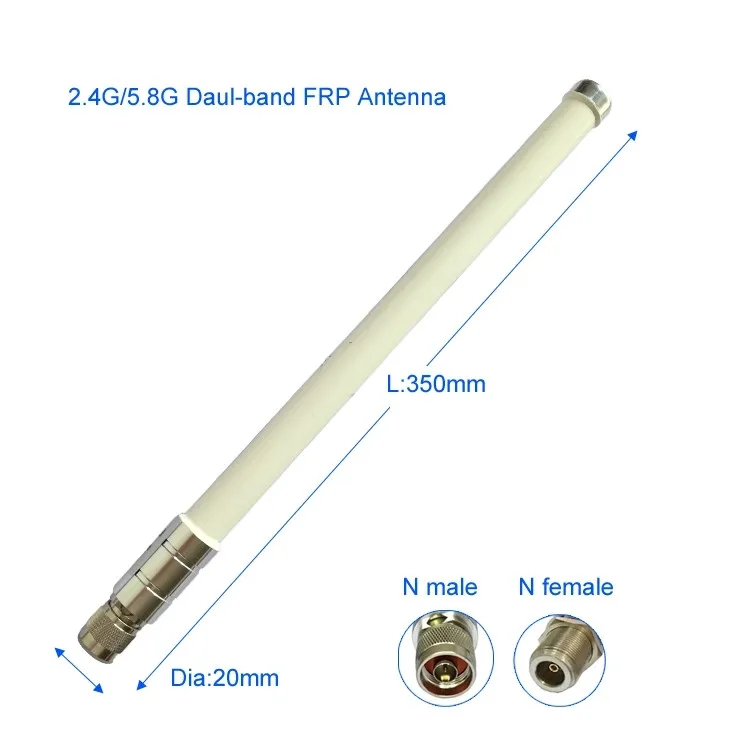 Наружная Wifi 5G антенна N Male Omni Dual Band 2,4G 5,8G FPR антенна 1 шт
