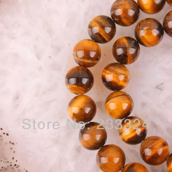 Тигровый глаз бусины россыпью для изготовления браслетов ожерелий серег 8 мм